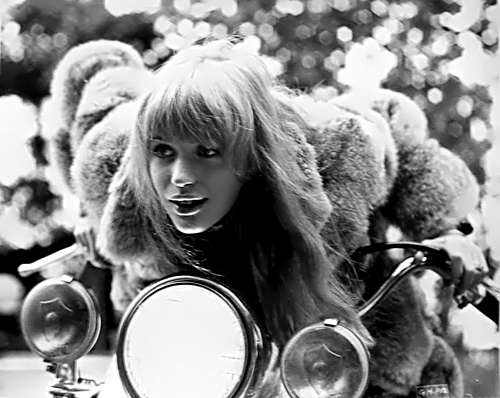 Marianne Faithfull Girl on a Motorcycle